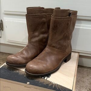 BCBGeneration Tan Ankle Booties